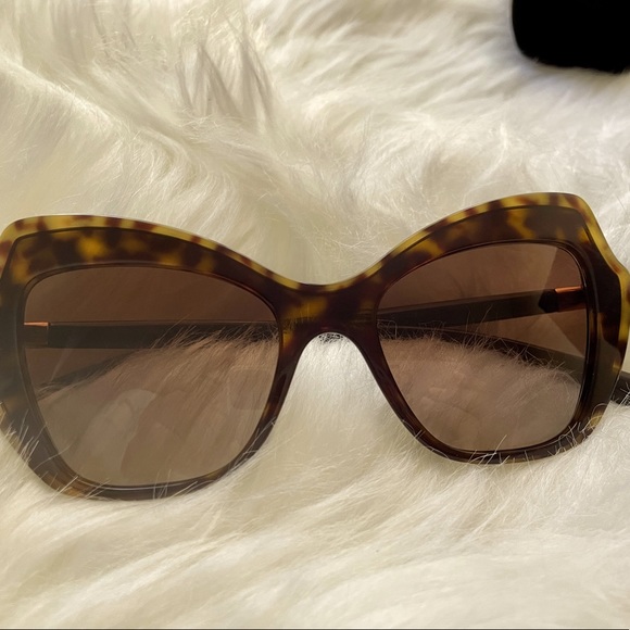 Dolce & Gabbana 52MM Cat Eye Sunglasses NEW